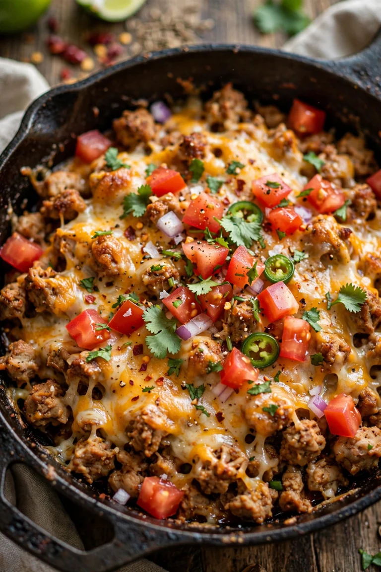 Turkey taco skillet – 15-minute high protein dinner