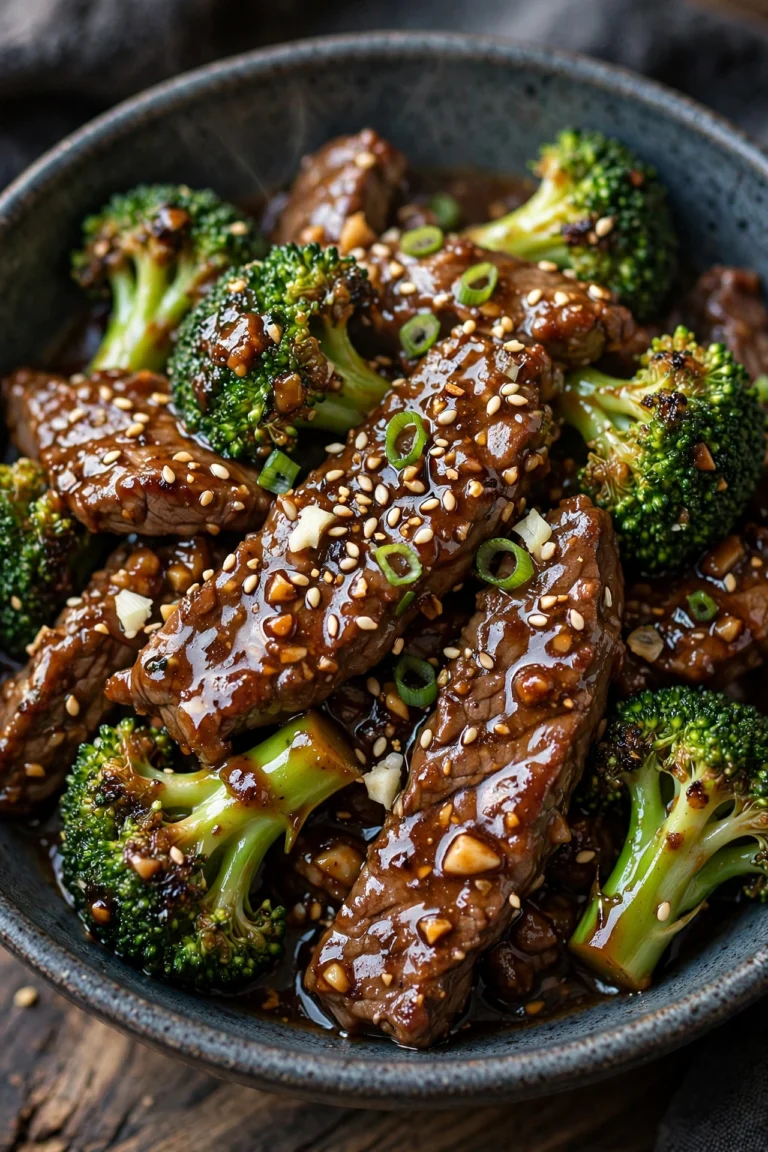 Garlic beef and broccoli – 15-minute high protein dinner