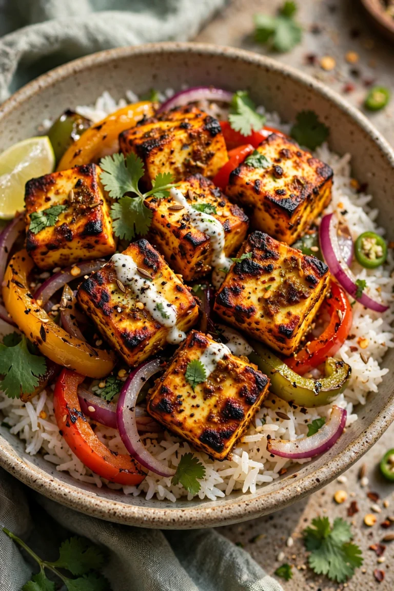 Paneer tikka bowl – 15-minute high protein dinner