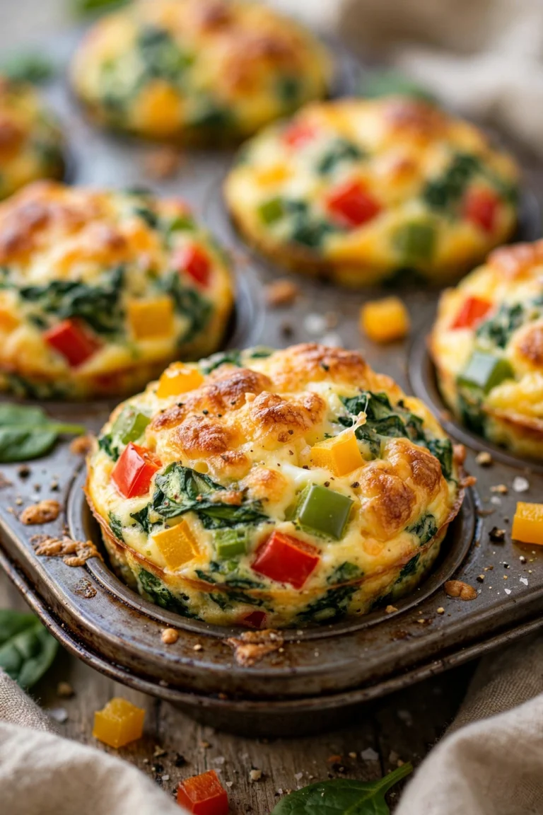 Egg muffin cups – high protein breakfast meal prep